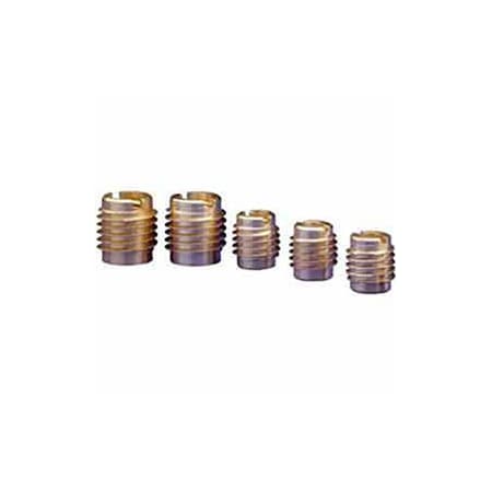 6-32 Insert For Hard Wood, Brass